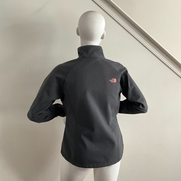 The North Face Windwall Jacket Gray Full Zip Long Sleeve FLAWED L - Picture 2 of 15